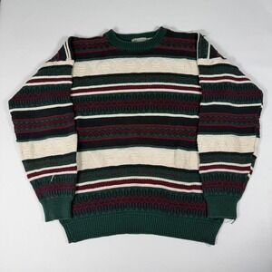 90s Men's 3D Knit sweater Medium